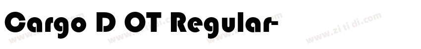 Cargo D OT Regular字体转换
